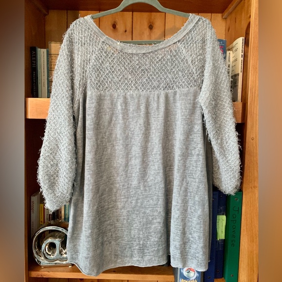 Mixed Fabric Kate Moss Graphic Print Layered Top 🇮🇹 - Picture 2 of 6